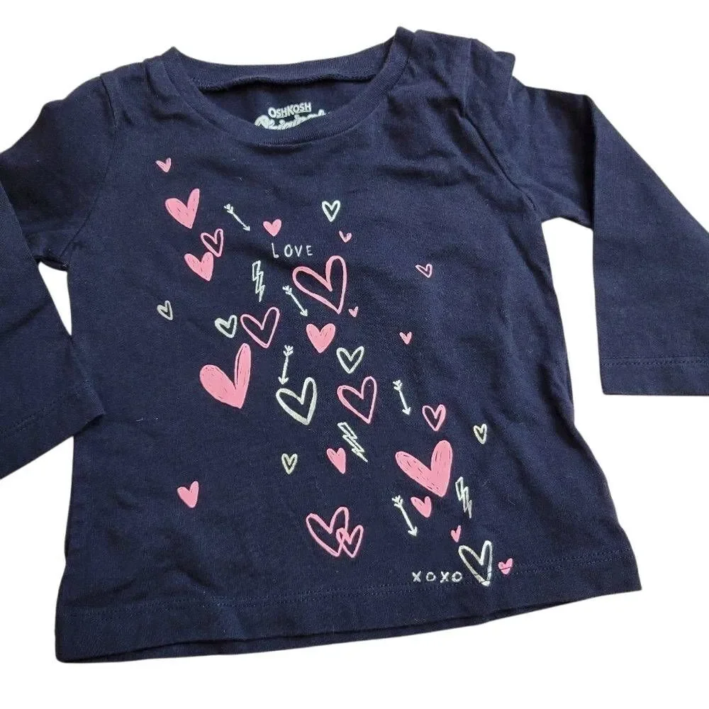 OshKosh heart shirt 6 months